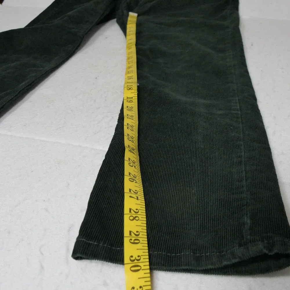 Levi Men 511 Corduroy Pants W32 L30 Green Slim Fit Heritage Rugged Earthy Preppy